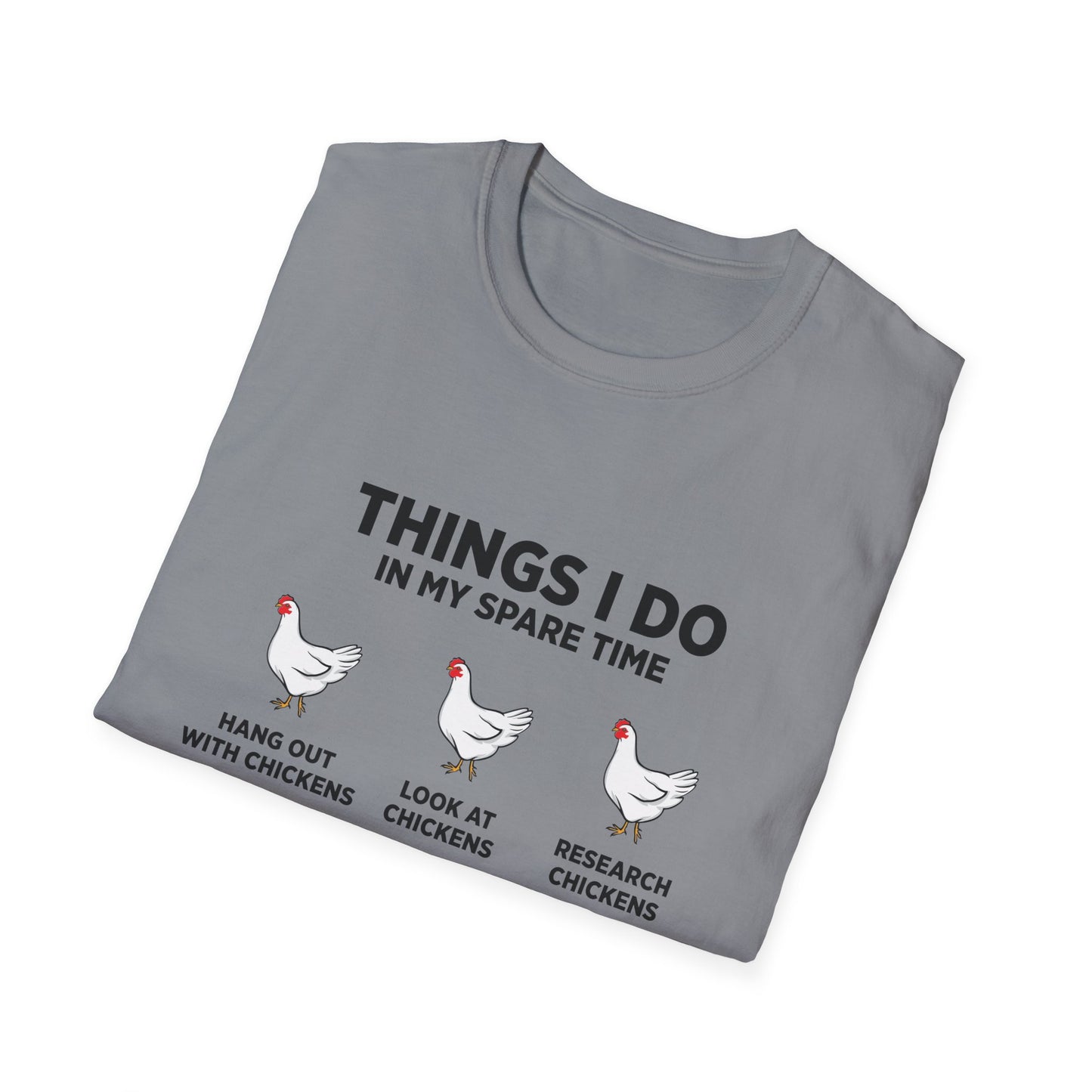 Spare Time on Unisex Softstyle T-Shirt