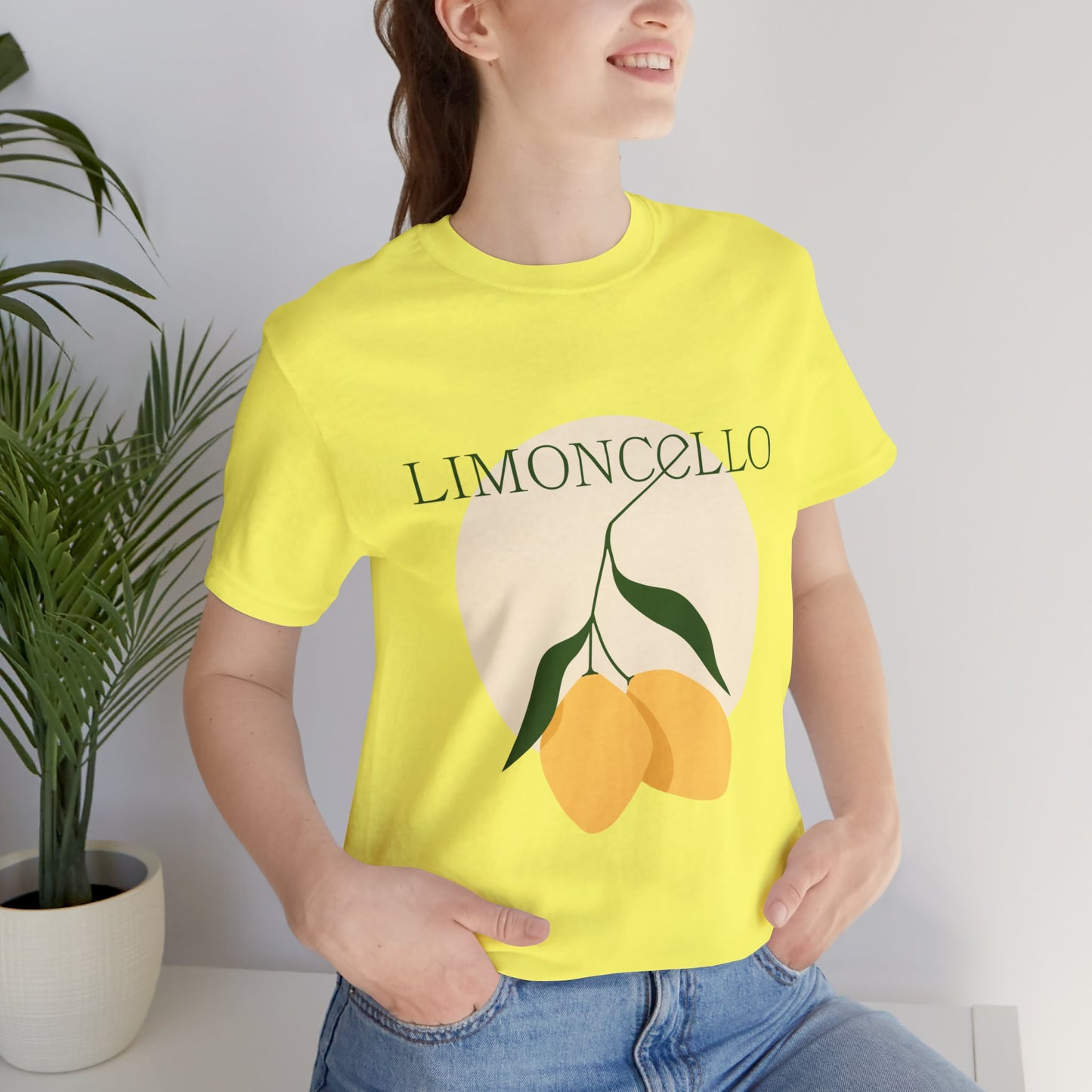 Limoncello on Unisex Jersey Short Sleeve Tee