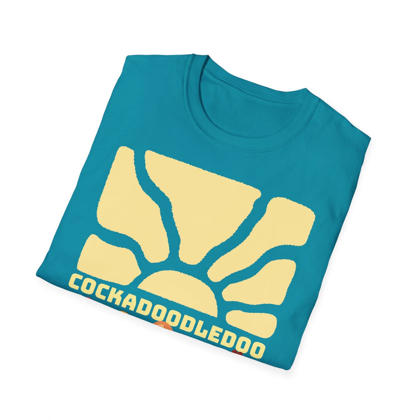 Cockadoodledoo on Unisex Softstyle T-Shirt