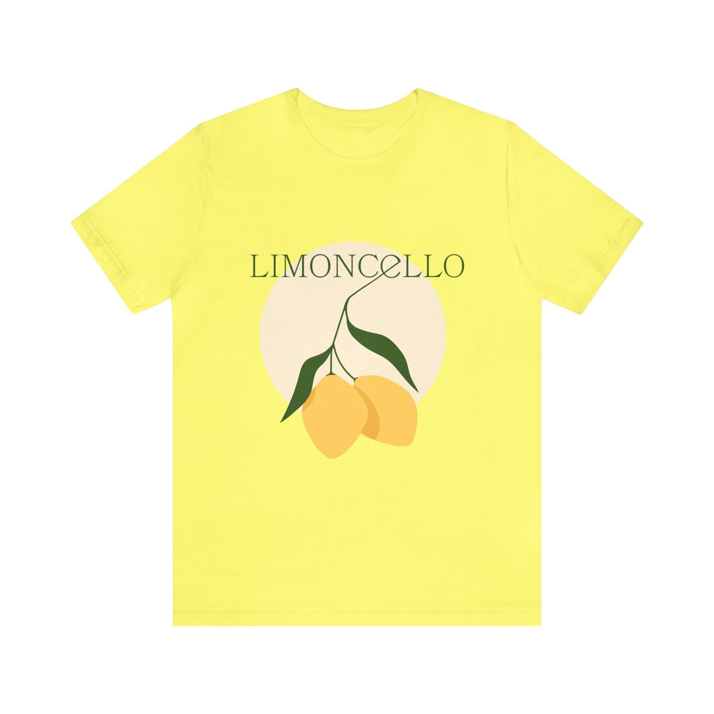 Limoncello on Unisex Jersey Short Sleeve Tee