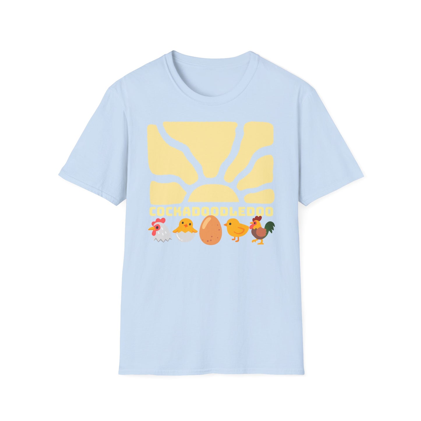 Cockadoodledoo on Unisex Softstyle T-Shirt