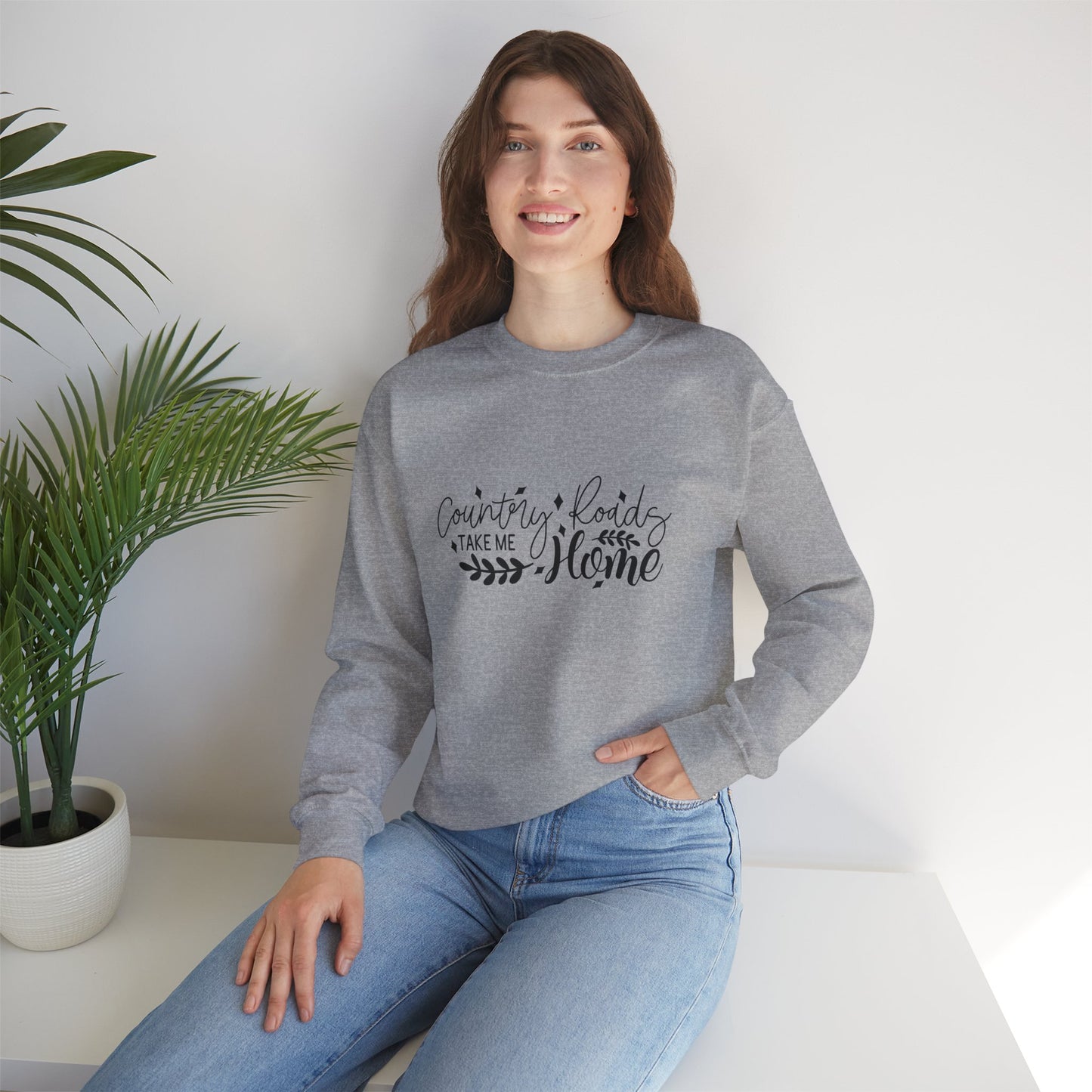 Country Roads - Unisex Heavy Blend™ Crewneck Sweatshirt