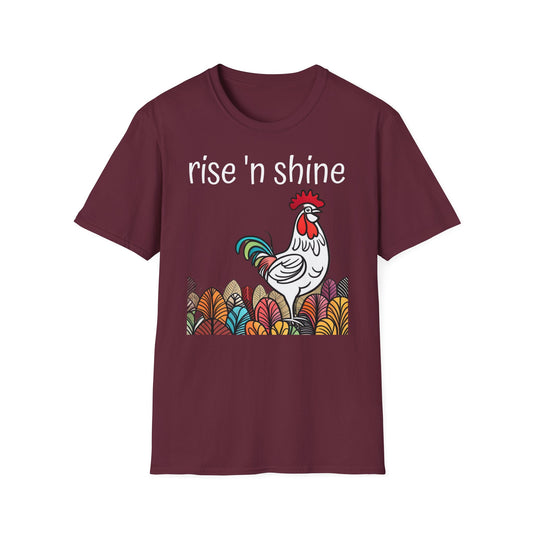Rise 'n Shine on Unisex Softstyle T-Shirt
