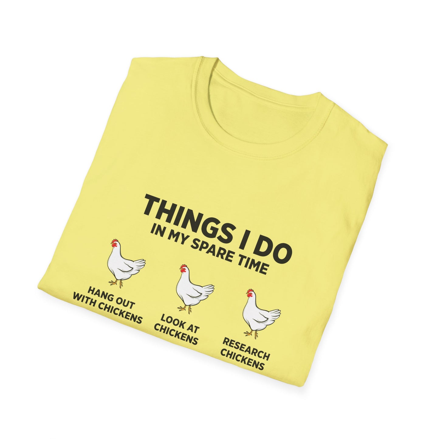 Spare Time on Unisex Softstyle T-Shirt