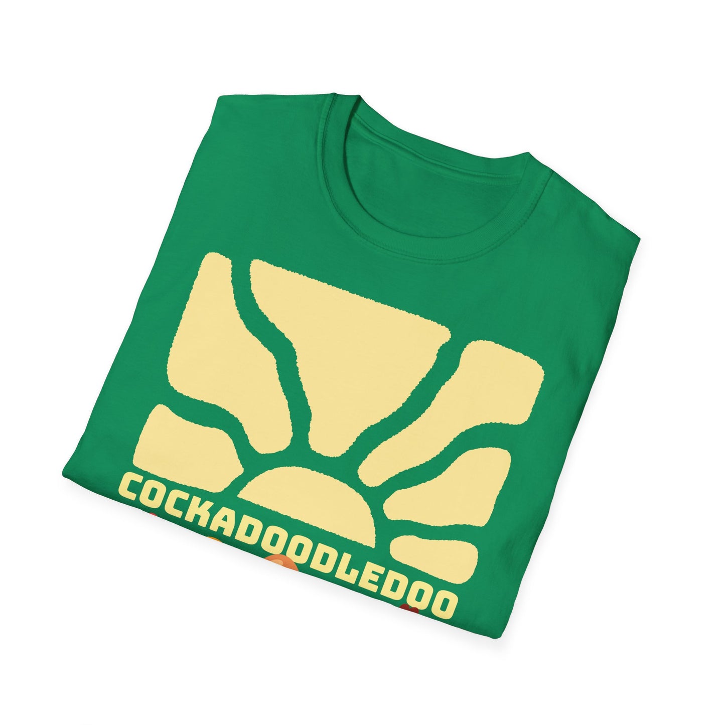 Cockadoodledoo on Unisex Softstyle T-Shirt