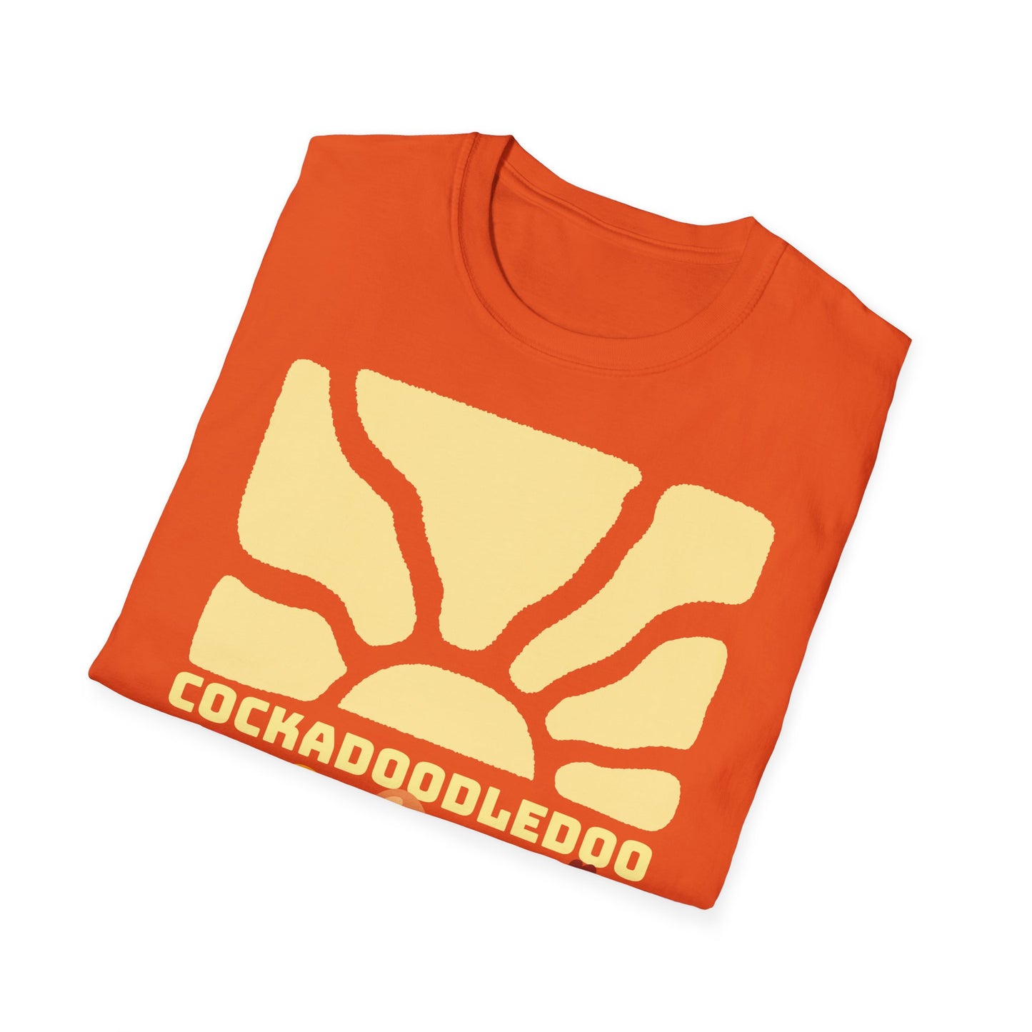 Cockadoodledoo on Unisex Softstyle T-Shirt