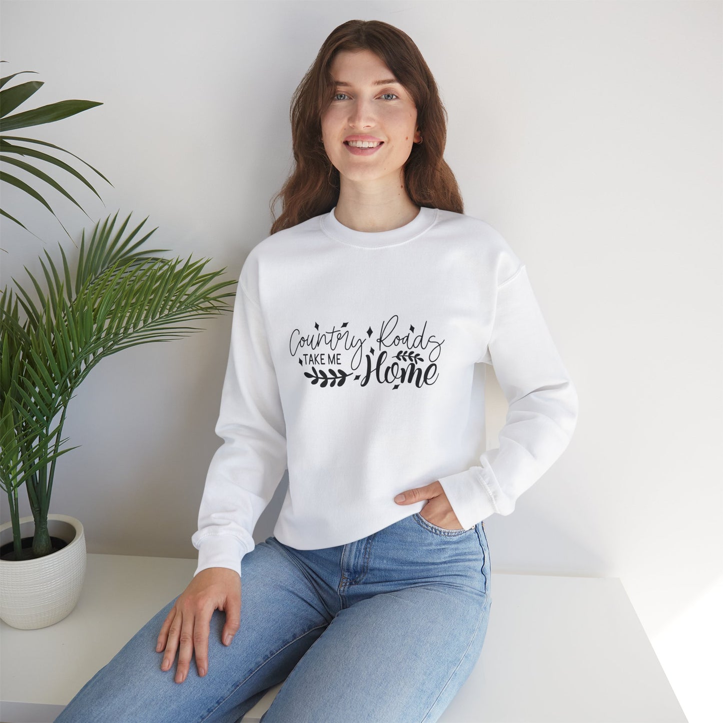 Country Roads - Unisex Heavy Blend™ Crewneck Sweatshirt