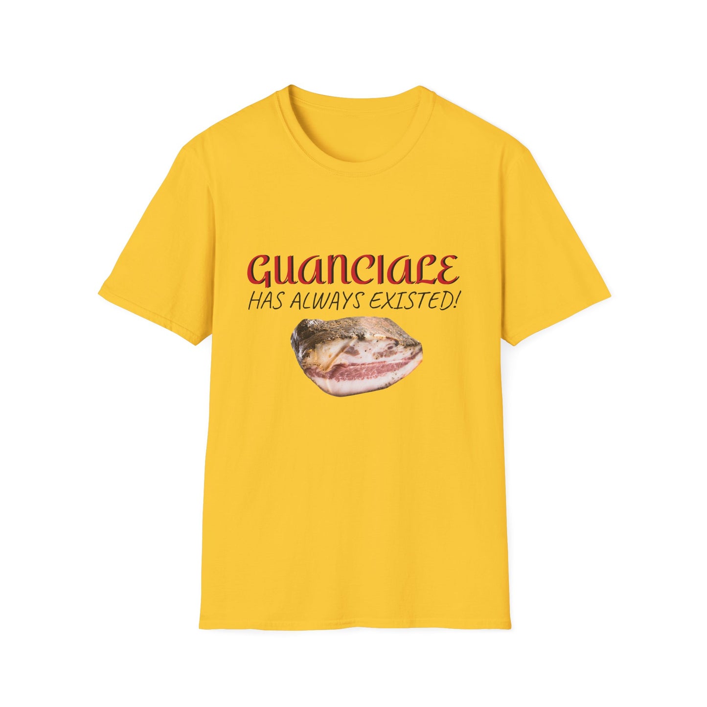 Guanciale on Unisex Softstyle T-Shirt