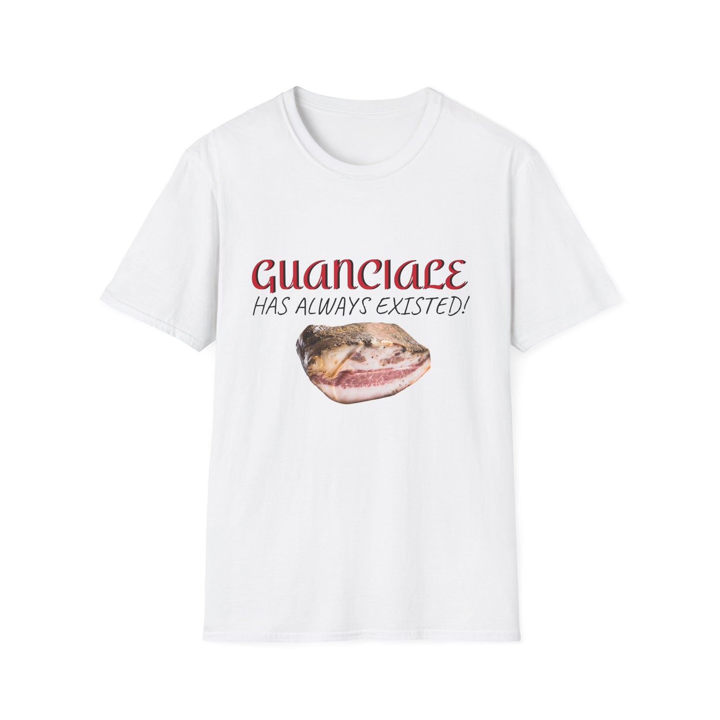 Guanciale on Unisex Softstyle T-Shirt