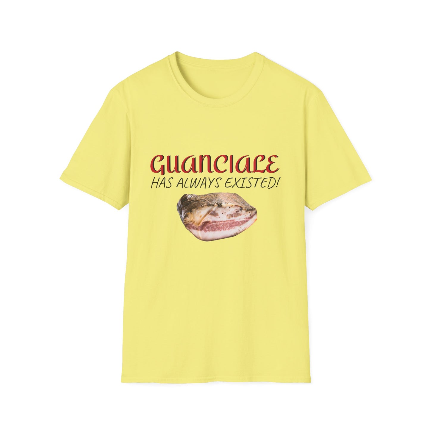 Guanciale on Unisex Softstyle T-Shirt