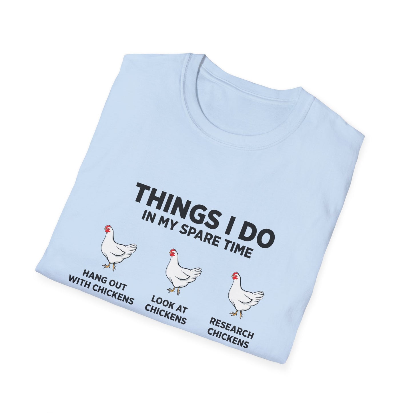 Spare Time on Unisex Softstyle T-Shirt