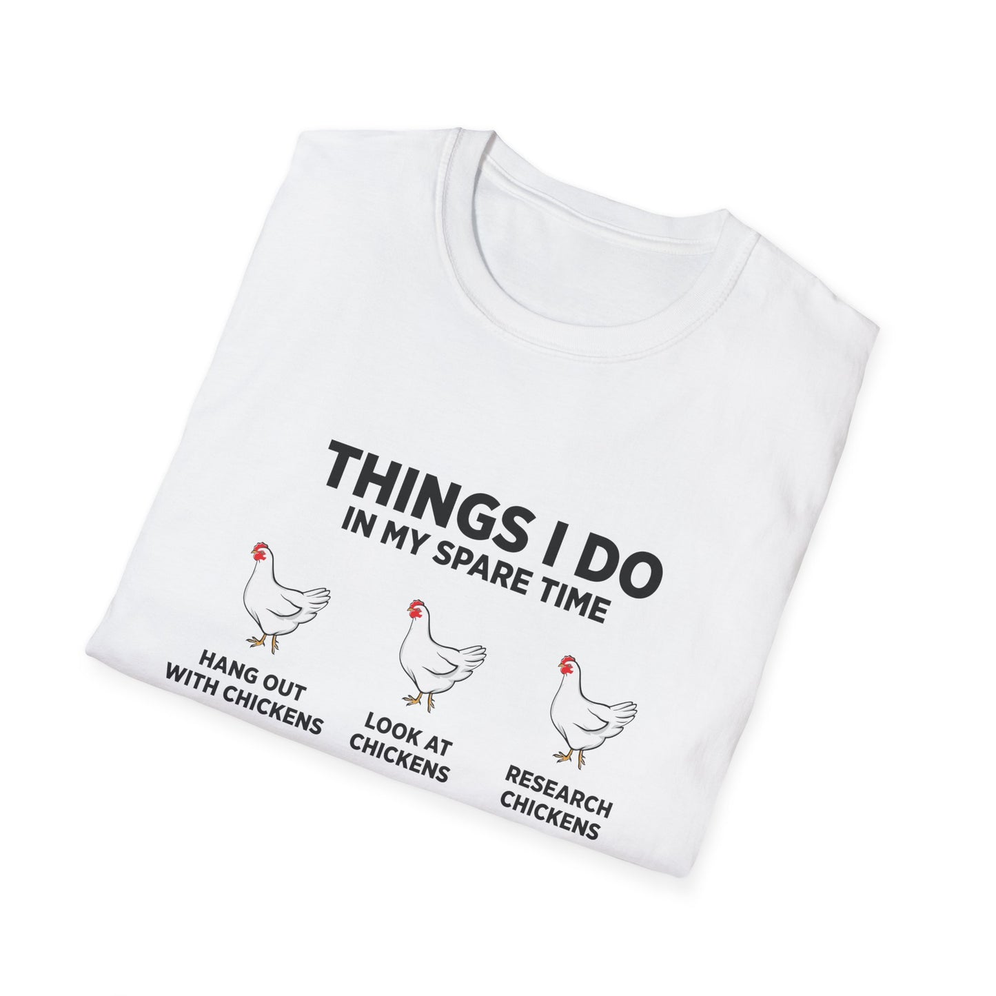 Spare Time on Unisex Softstyle T-Shirt