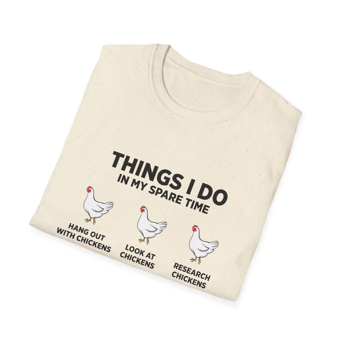 Spare Time on Unisex Softstyle T-Shirt