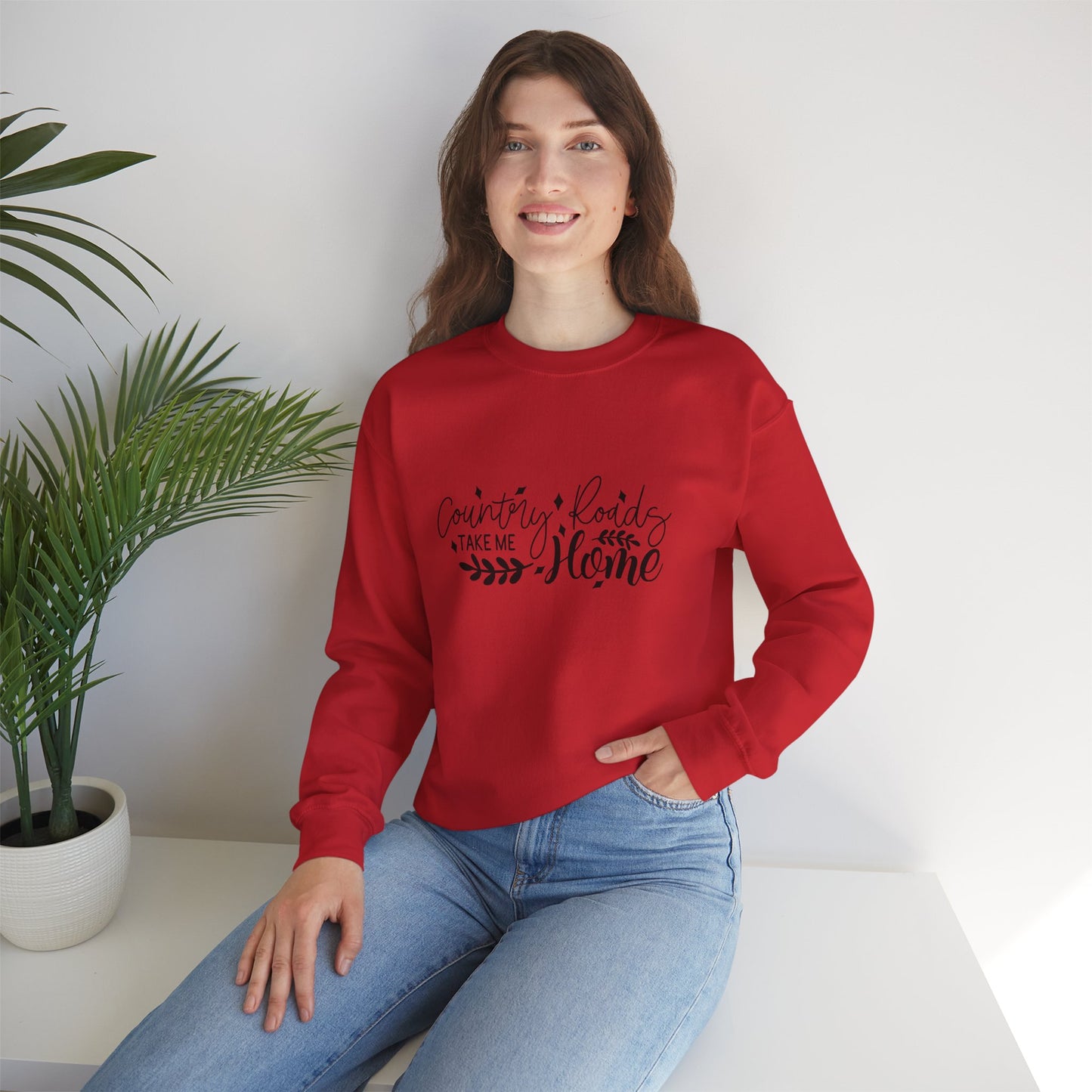 Country Roads - Unisex Heavy Blend™ Crewneck Sweatshirt