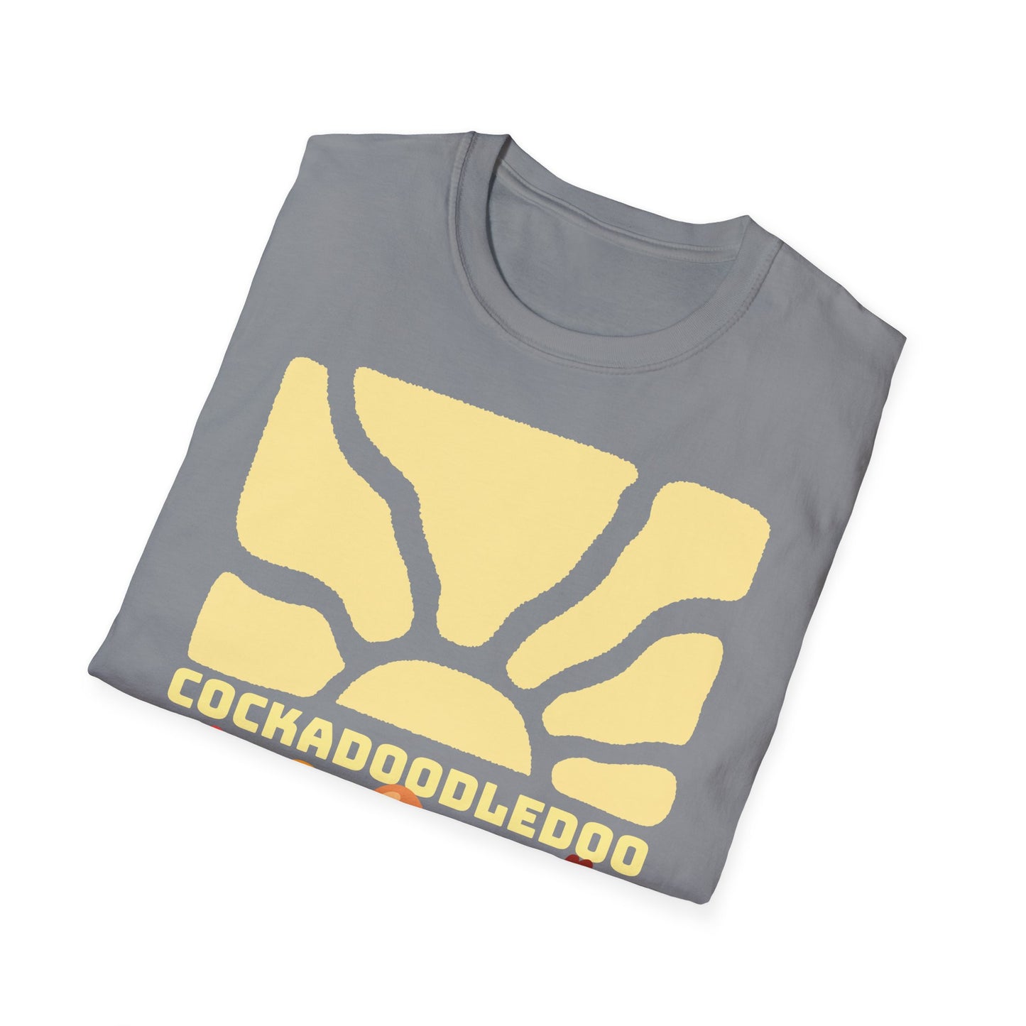 Cockadoodledoo on Unisex Softstyle T-Shirt
