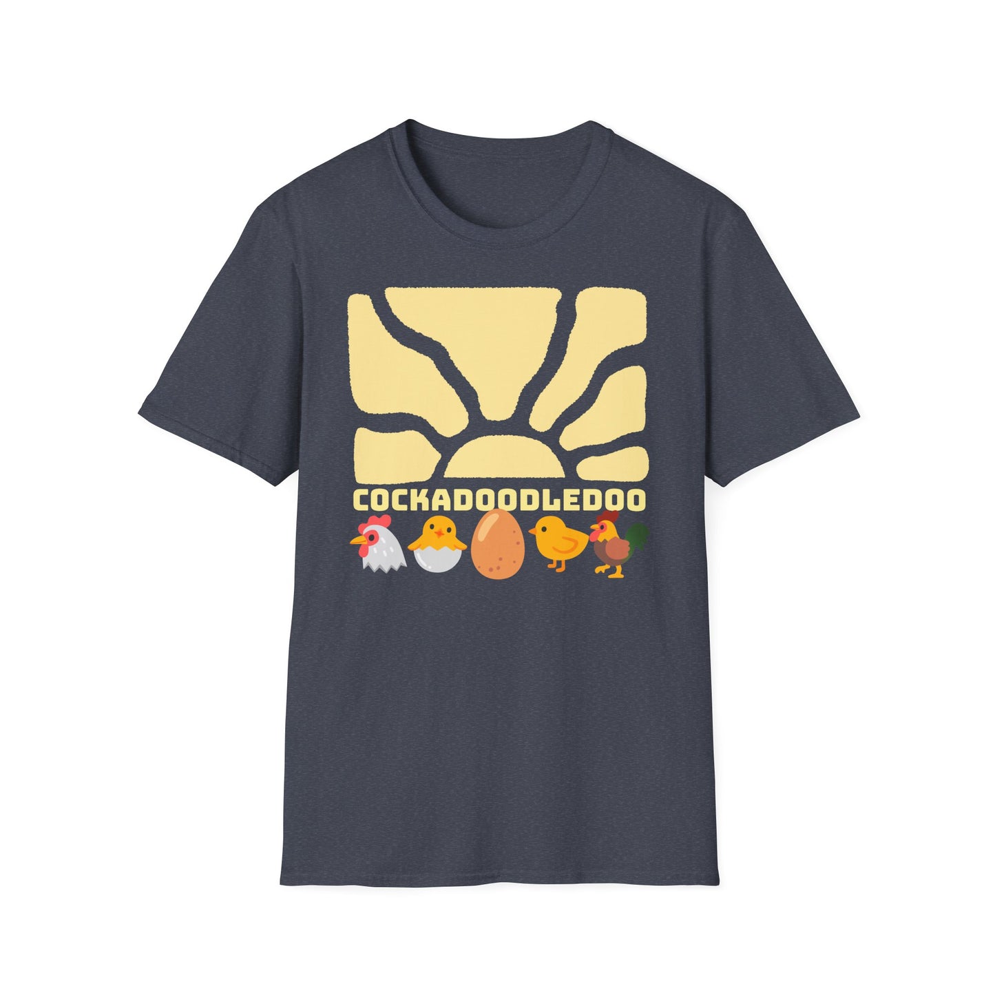 Cockadoodledoo on Unisex Softstyle T-Shirt