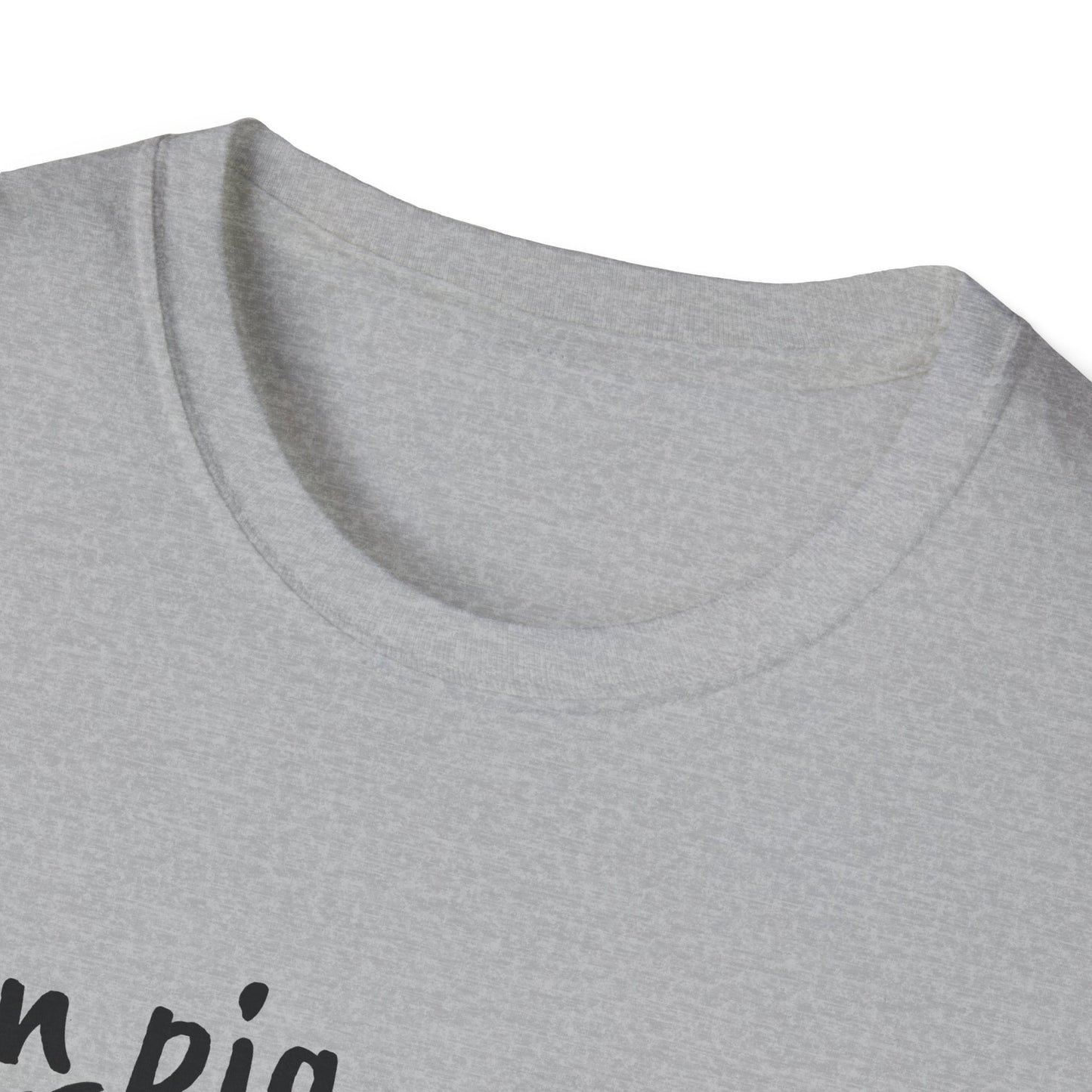 Zen Pig on Unisex Softstyle T-Shirt