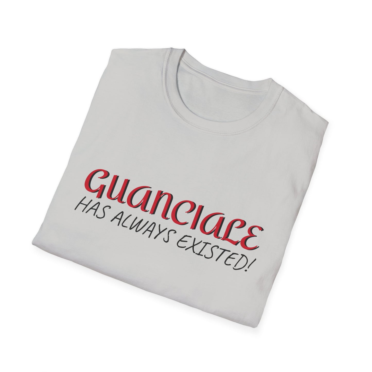 Guanciale (text) on Unisex Softstyle T-Shirt
