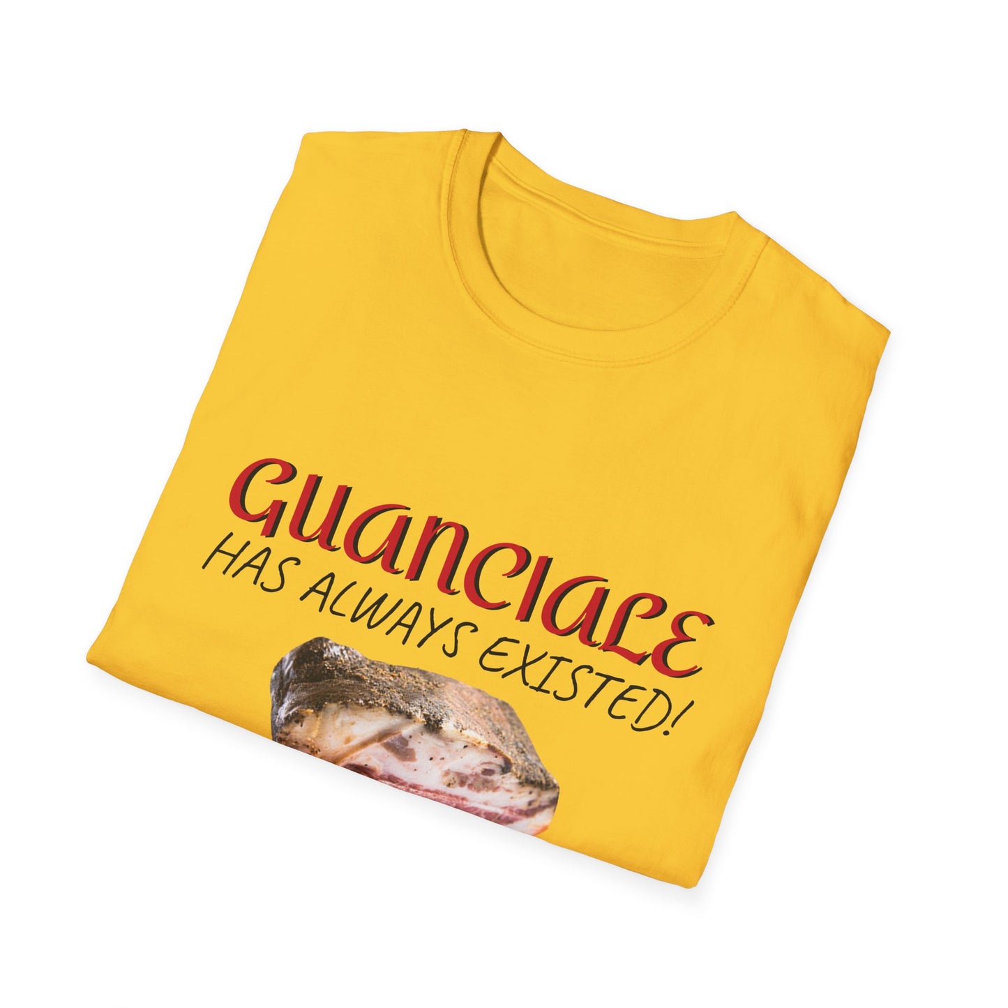 Guanciale on Unisex Softstyle T-Shirt