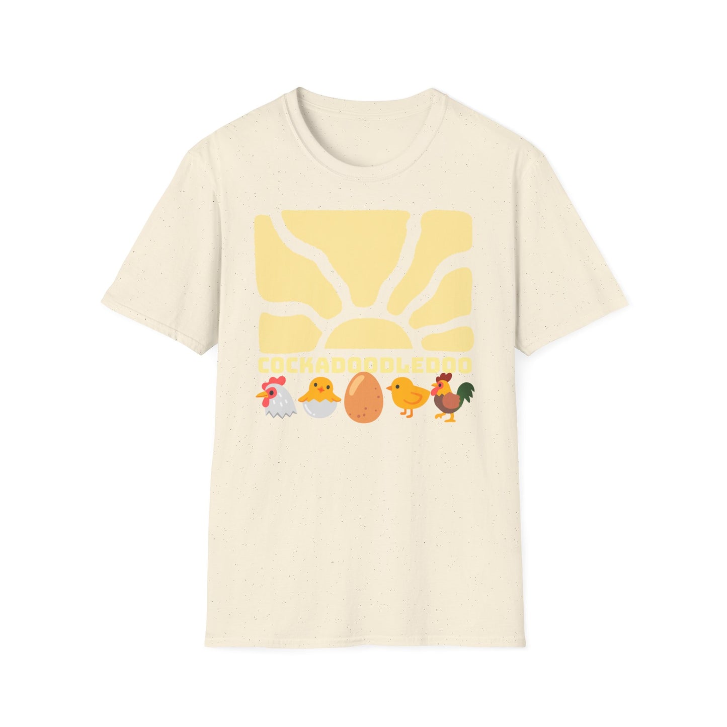Cockadoodledoo on Unisex Softstyle T-Shirt