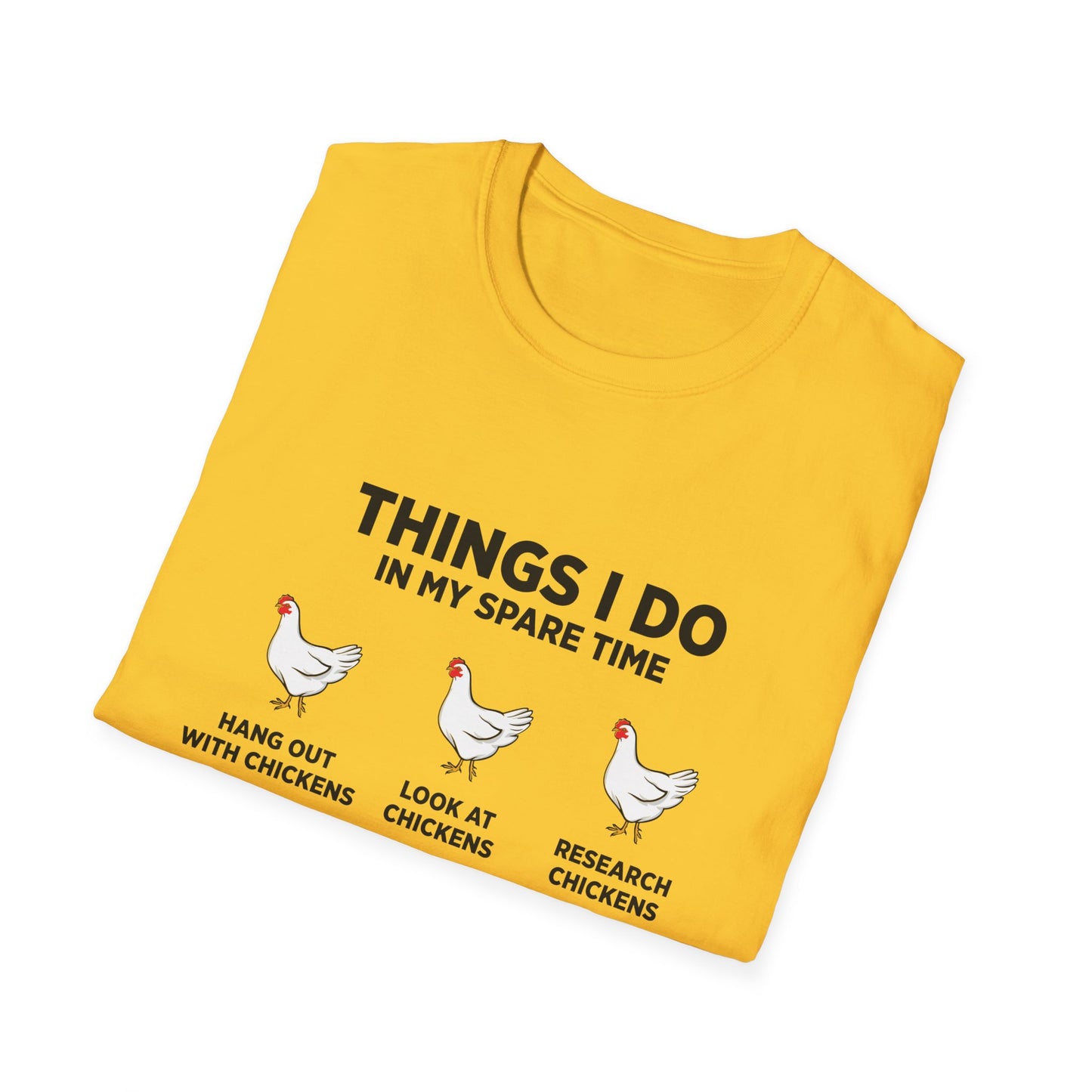 Spare Time on Unisex Softstyle T-Shirt